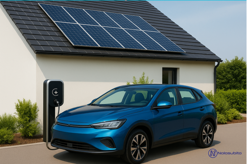 Auto a noleggio + fotovoltaico, sarà solo marketing?