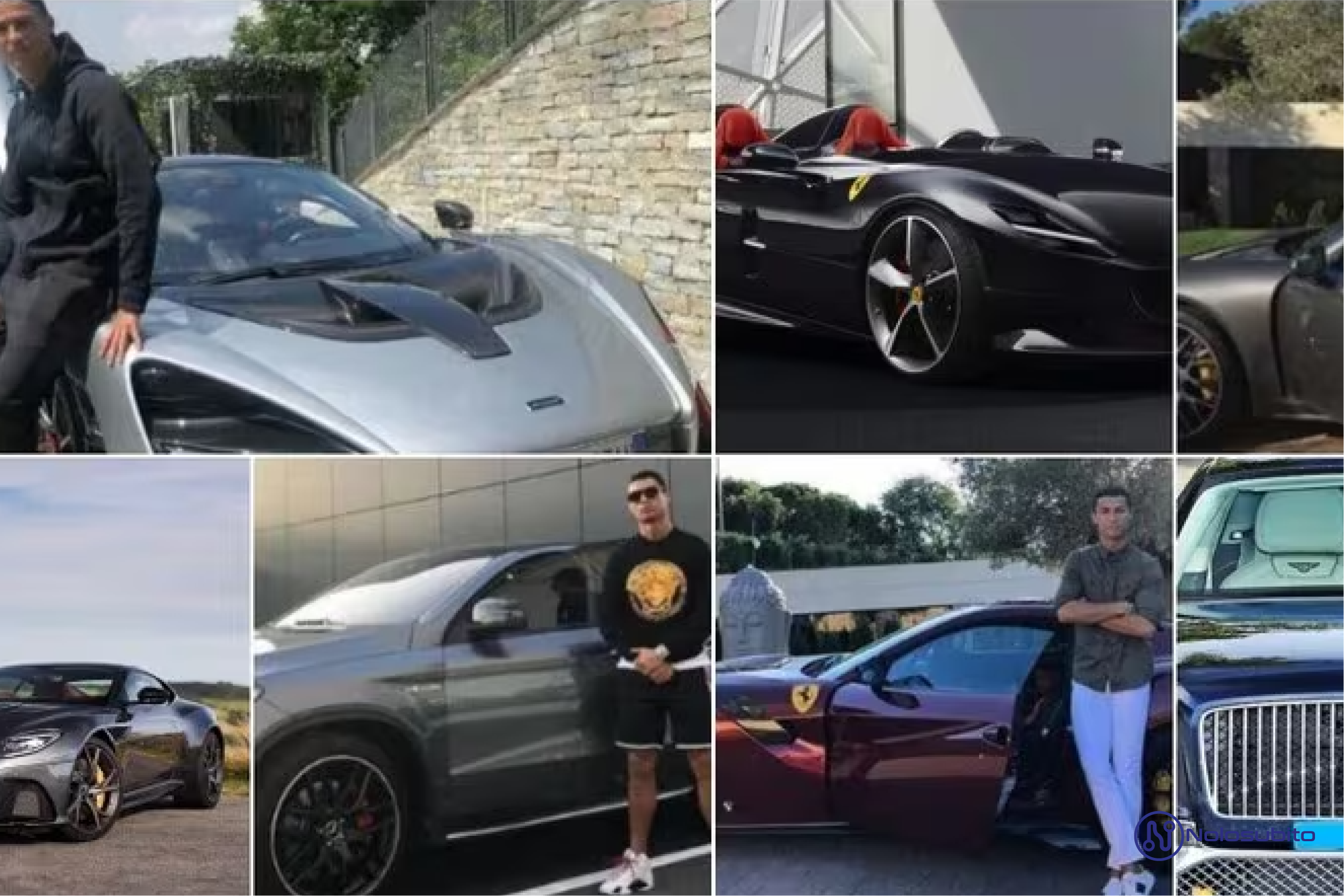 Il garage da sogno di Cristiano Ronaldo
