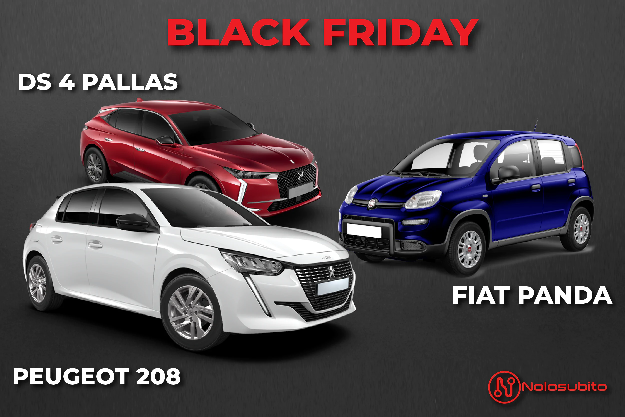 DS, Fiat e Peugeot in Black Friday sale